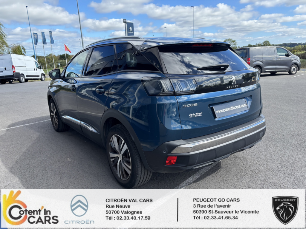 Peugeot 3008 BlueHDi 130 S&S Allure Pack 5 portes  (oct. 2020) (co2 130)