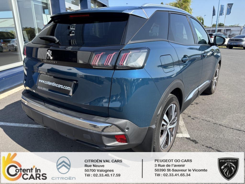 Peugeot 3008 BlueHDi 130 S&S EAT8 Allure 5 portes  (juin 2021) (co2 135)