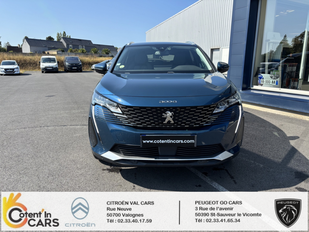Peugeot 3008 BlueHDi 130 S&S EAT8 Allure 5 portes  (juin 2021) (co2 135)