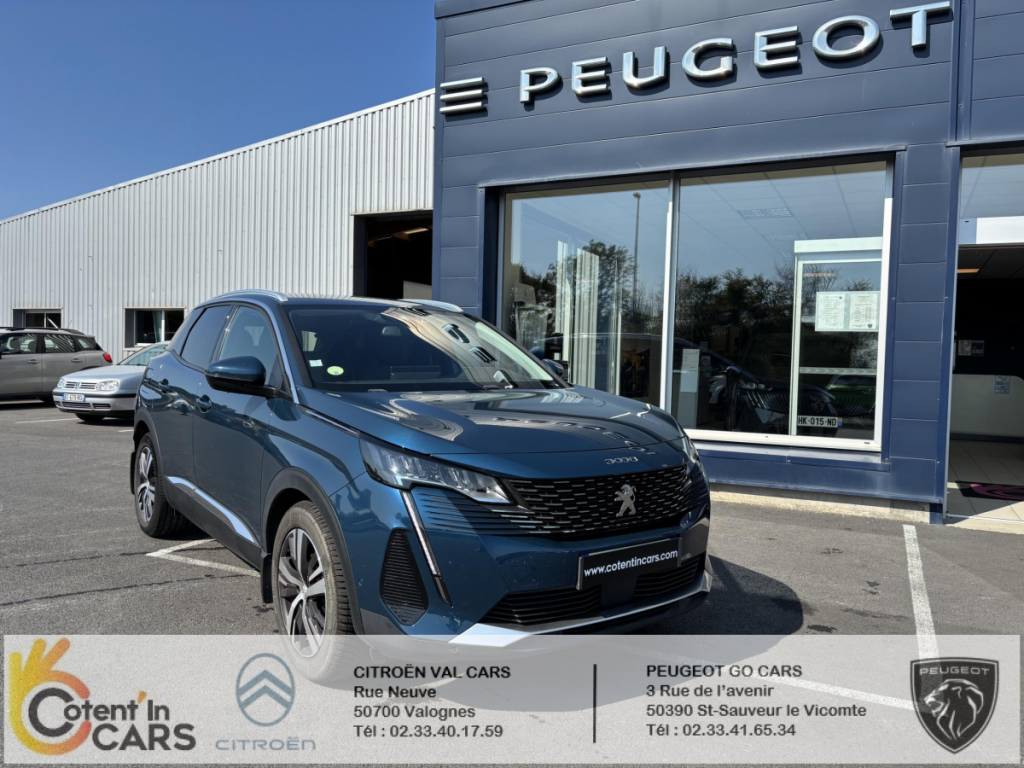 Peugeot 3008 BlueHDi 130 S&S EAT8 Allure 5 portes  (juin 2021) (co2 135)
