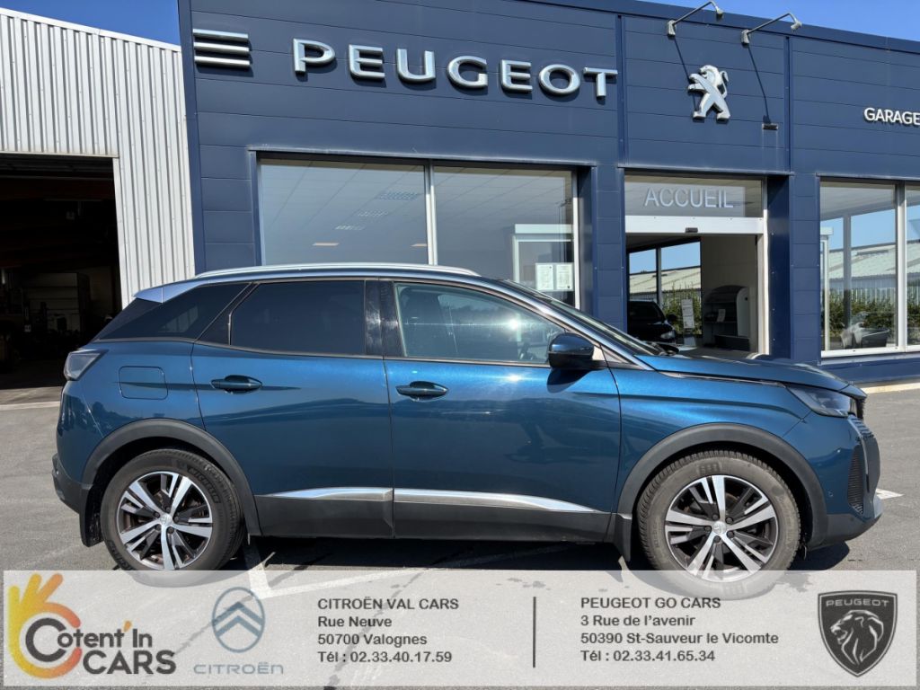 Peugeot 3008 BlueHDi 130 S&S EAT8 Allure 5 portes  (juin 2021) (co2 135)