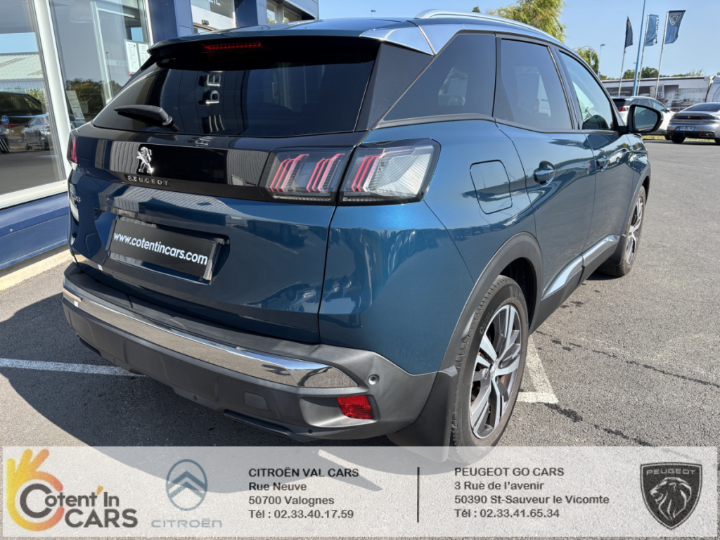 Peugeot 3008 BlueHDi 130 S&S EAT8 Allure 5 portes  (juin 2021) (co2 135)